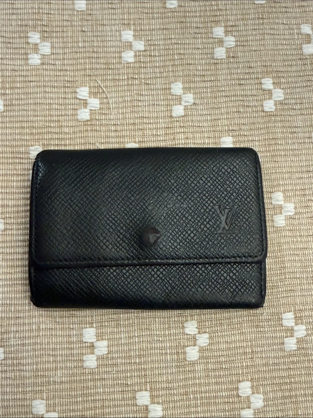 Louis Vuitton Taiga Leather Key Pouch Forest‎ Green M30604 Wallet